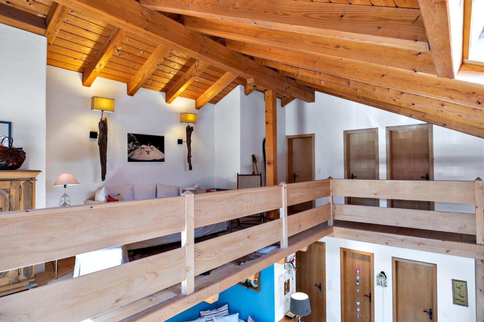 Ferienwohnung Chesa Panorama B - La Punt Exterior foto