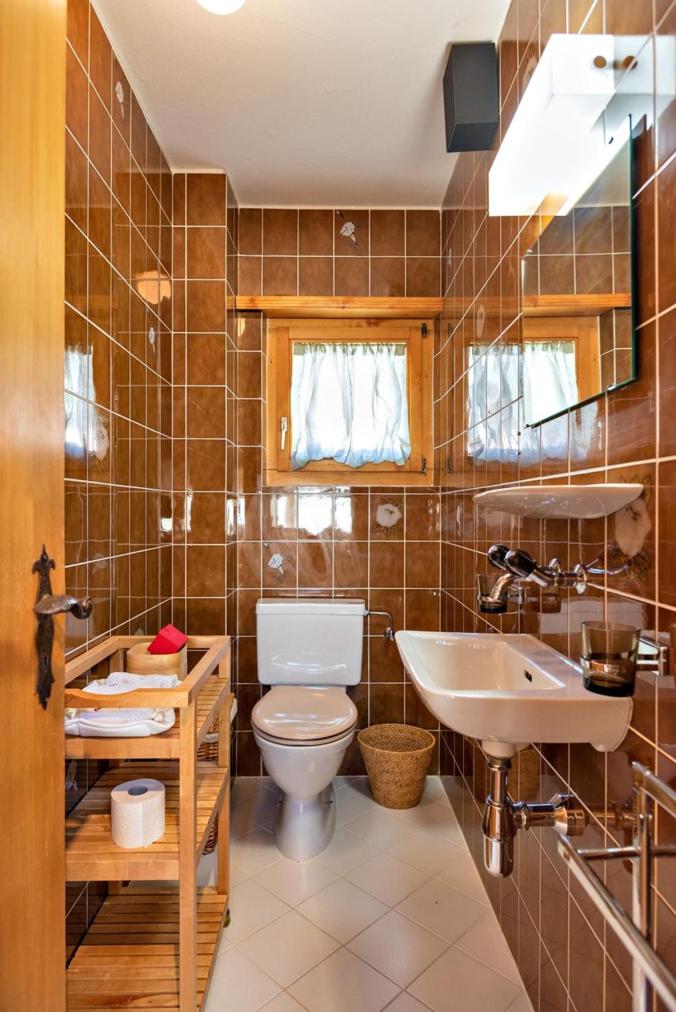 Ferienwohnung Chesa Panorama B - La Punt Exterior foto